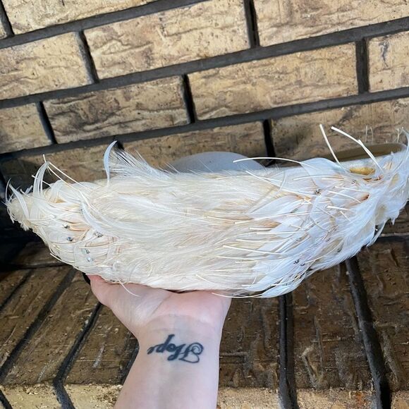 Vintage‎ mr johns feathered hat - Picture 2 of 9